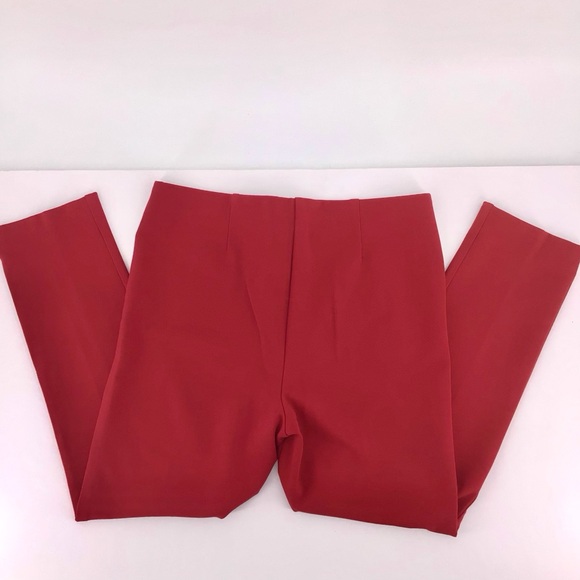 Chico's Women's Juliet Ankle Red Pants Size 2 - Picture 10 of 14